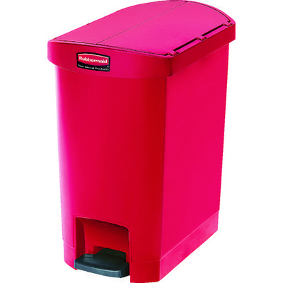 ニューウェルブランズ・ジャパン ラバーメイド スリムジムステップオンコンテナ エンドステップ 30.3L レッド 1883565 1個（直送品）