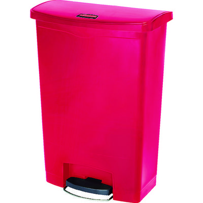 ニューウェルブランズ・ジャパン ラバーメイド スリムジムステップオンコンテナ フロントステップ90.8L レッド 1883570 1個（直送品）