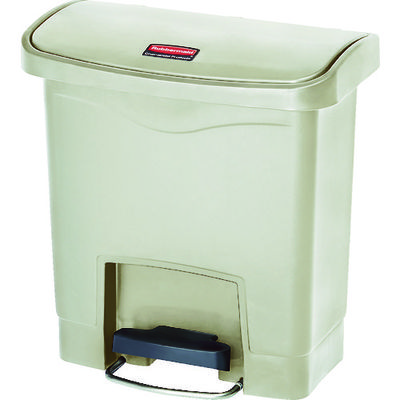 ニューウェルブランズ・ジャパン ラバーメイド スリムジムステップオンコンテナ フロントステップ15.1Lベージュ 1883455 1個（直送品）