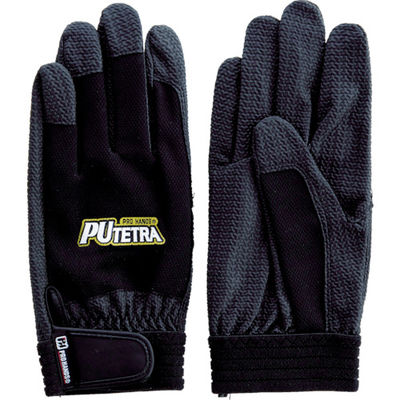 富士グローブ PUテトラ TEー007 ブラック L 0905 1双 855-5262（直送品）