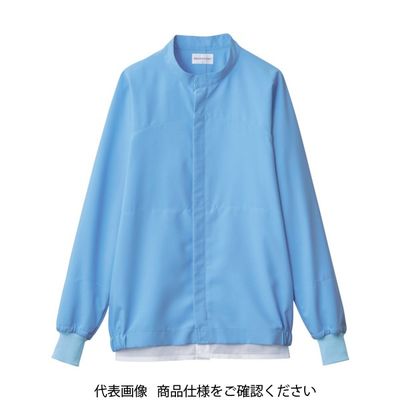 サーヴォ サンペックス クールフリーデ男女兼用長袖ジャンパー サックス 4L CD682-4L 1着(1枚) 855-2209（直送品）