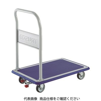 トラスコ中山 TRUSCO プレス製台車 ドンキーカート 折畳 4輪リングストッパー付 301NJKRS-4 1台 856-4201（直送品）