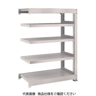 TRUSCO スチールラック M3型中量棚 1500×1121×H1200 5段 連結 ネオグレー M3-45125B NG（直送品）