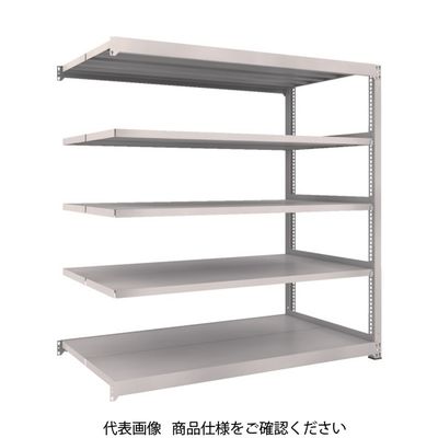 TRUSCO スチールラック M3型中量棚 1200×1121×H1800 5段 連結 ネオグレー M3-64125B NG（直送品）