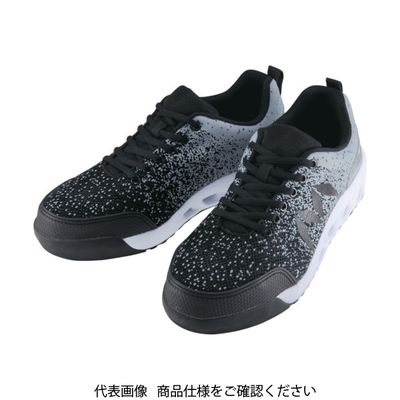 丸五 MARUGO マンダムニット#001 グレー/ブラック 25.0cm MNDMNIT001-G/BK-250 1足 836-8767（直送品）