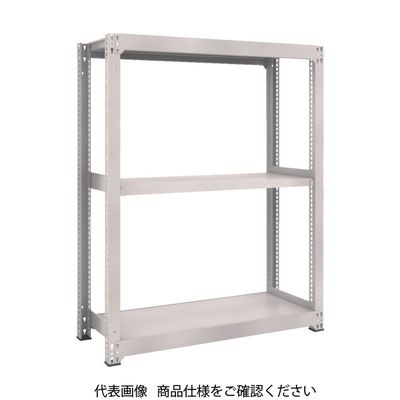 TRUSCO スチールラック M3型中量棚 1200×1121×H1500 3段 単体 ネオグレー M3-54123 NG 1台(1個)（直送品）