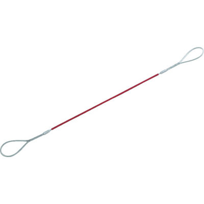 トラスコ中山 TRUSCO Wスリング Aタイプ カラー被覆付 6mmX1.0m GRC-6S1 1本 855-0547（直送品）