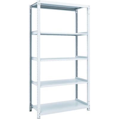 トラスコ中山 TRUSCO スチールラック M1型抗菌塗装ボルトレス軽量棚900X420XH1800 5段 M1-6345 1台(1個)（直送品）