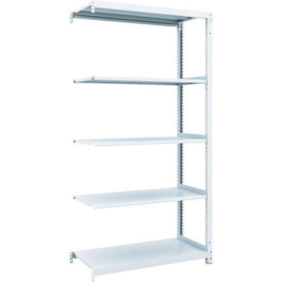 TRUSCO スチールラック M1型抗菌塗装ボルトレス軽量棚900X420XH1800 5段 連結 M1-6345B 1台(1個)（直送品）