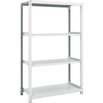 トラスコ中山 TRUSCO スチールラック M1型抗菌塗装ボルトレス軽量棚900X420XH1500 4段 M1-5344 1台(1個)（直送品）