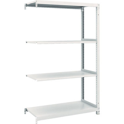 TRUSCO スチールラック M1型抗菌塗装ボルトレス軽量棚900X420XH1500 4段 連結 M1-5344B 1台(1個)（直送品）