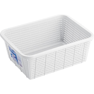 リス キッチンバスケットDMホワイト GHAH354 1個 836-2511（直送品）