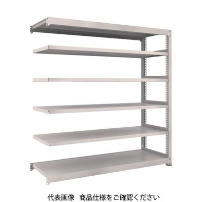 TRUSCO スチールラック M3型中量棚 900×1121×H1800 6段 連結 ネオグレー M3-63126B NG 1セット(1個)（直送品）