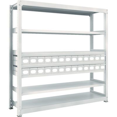 トラスコ中山 TRUSCO スチールラック M3型中量棚 H1800 スチール引出付 小X26 M3-6657-A26 1台(1個)（直送品）