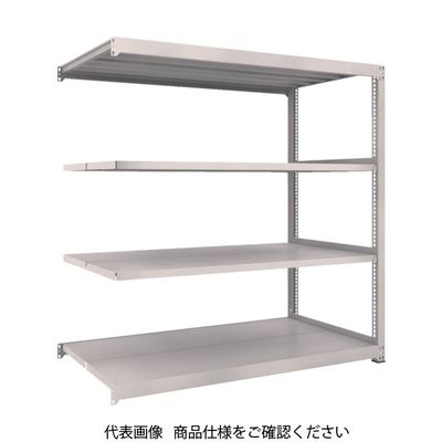 TRUSCO スチールラック M3型中量棚 1500×1121×H1800 4段 連結 ネオグレー M3-65124B NG（直送品）