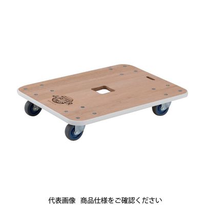 トラスコ中山 TRUSCO 木製平台車 ジュピター 900X450 φ75 200kg JUP-9045-200 1台 855-5566（直送品）