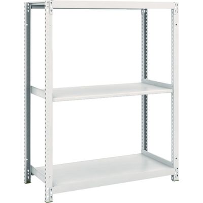 トラスコ中山 TRUSCO スチールラック M1型抗菌塗装ボルトレス軽量棚900X420XH1200 3段 M1-4343 1台(1個)（直送品）