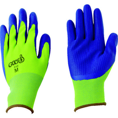 丸五 グッドラバー#1800 ライムグリーン/ブルー M GDRB1800-L/BL-M 1双 825-7562（直送品）