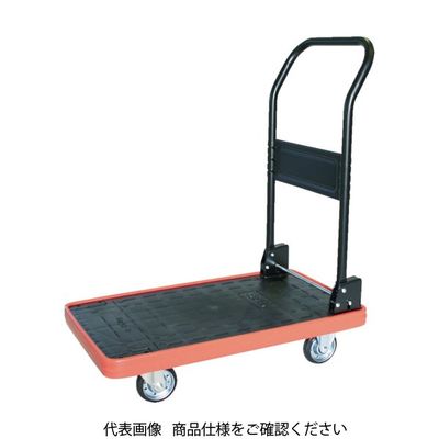 トラスコ中山 TRUSCO MKP樹脂製台車 折畳式 716X436 ブルー MKP-151-B 1台 855-5498（直送品）