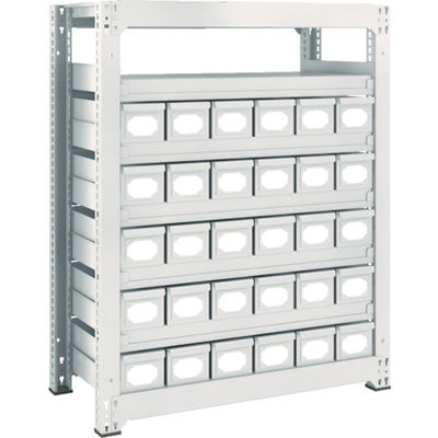 トラスコ中山 TRUSCO スチールラック M3型中量棚 H1200 スチール引出付 小X30 M3-4357-A30 1台(1個)（直送品）