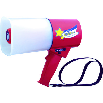 ノボル電機 ノボル レイニーメガホン蓄光型ルミナス 4.5Wサイレン音付 耐水仕様 TS-533L 1台 835-9889（直送品）