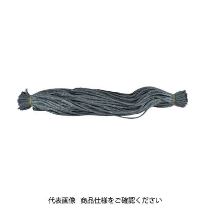 トラスコ中山 TRUSCO シート紐 灰 直径4mm×800mm 100本入り TSH-480-GY 1袋(100本) 835-8274（直送品）