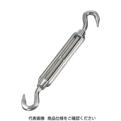 トラスコ中山 TRUSCO ステンレス製 枠式ターンバックル フック&フックタイプ ねじ径M20 (1個入) TTB-19H 1個（直送品）