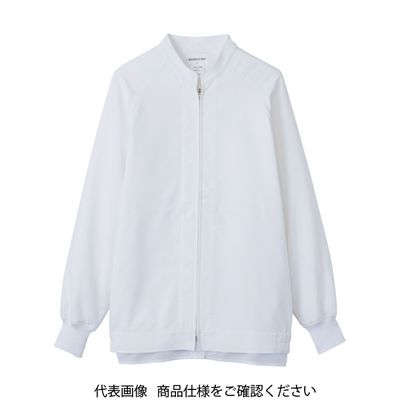 サーヴォ サンペックス 男女兼用長袖ジャンパー ホワイト LL VP621-LL 1着 833-8493（直送品）