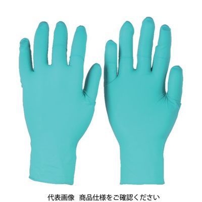アンセル 耐薬品ニトリルゴム使い捨て手袋 タッチエヌタフ 92ー600 粉無 Sサイズ 100枚入 92-600-7 1箱(100枚)（直送品）