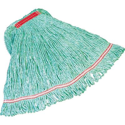 ニューウェルブランズ・ジャパン ラバーメイド クリーニングモップ スウィンガーループ 防縮加工 L グリーン RMC21306GN 1個（直送品）