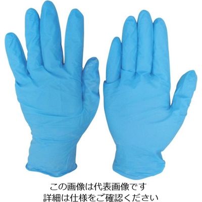 宇都宮製作 シンガー ニトリルディスポグローブNo880ブルー粉付 SSサイズ(100枚入) NBR0450PW-BBSS 1箱(100枚)（直送品）