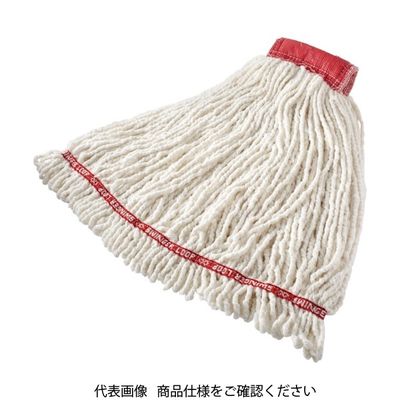 ラバーメイド 【売切廃番】クリーニングモップ スウィンガーループ 防縮加工 M ホワイト RMC25206WT 1個（直送品）