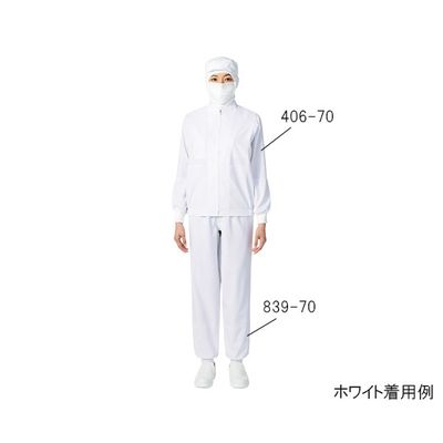 KAZEN WLD ジャンパー406シリーズ 3L ホワイト 406-70-3L 1着 3-4686-06（直送品）