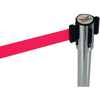 Writebest ベルトパーテーション 赤 QP33R 1台(1本) 836-9048（直送品）