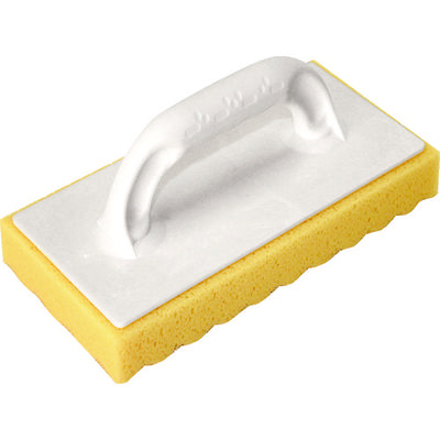 K/H 【売切廃番】 ウォッシュフロート Rustica 荒面用スポンジ付 黄色 140×2 4921428 1個（直送品）