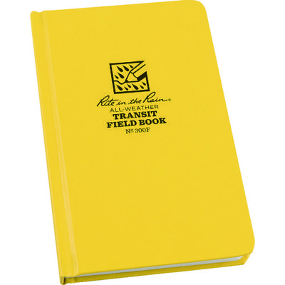 Rite in the Rain RITR 3 3/4X7 1/2 ハードカバー トランジット 300F 1冊 835-3828（直送品）