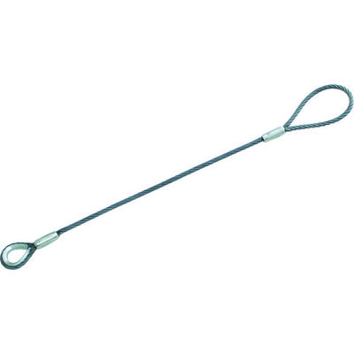 トラスコ中山 TRUSCO ワイヤロープスリング Bタイプ アルミロック 12mmX1m TWBL-12S1 1本 837-0580（直送品）