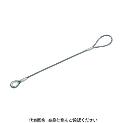 トラスコ中山 TRUSCO ワイヤロープスリング Bタイプ アルミロック 12mmX4m TWBL-12S4 1本 837-0585（直送品）