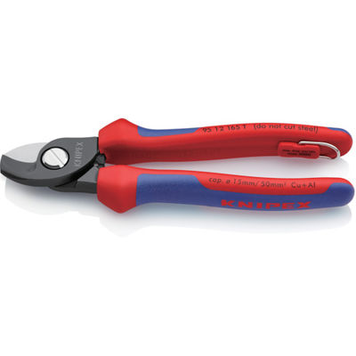 KNIPEX ケーブルカッター(落下防止ツール付き) 165mm 9512-165T 1丁(1個) 836-8963（直送品）