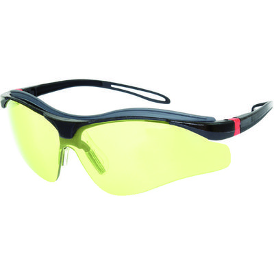 OTOS 一眼型保護メガネ(スポーツタイプ)イエローレンズ フレーム黒色 B-811YSF 1個 834-5500（直送品）