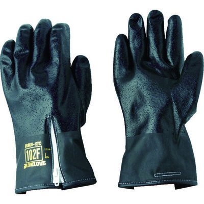 ダイヤゴム DAILOVE 防寒用手袋ダイローブ102FーBK(L) D102F-BK-L 1双 835-6589（直送品）