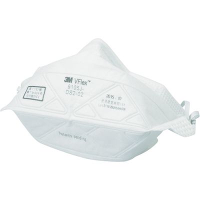 3M Vフレックス 使い捨て式防じんマスク 防じん加工済み 9105JーCR 20枚入り 9105J CR 1箱(20枚)（直送品）