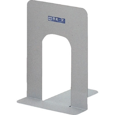 オープン工業 OP ブックエンド (大) 2枚1組 灰 BE-2-GY 1組(2個) 808-1989（直送品）
