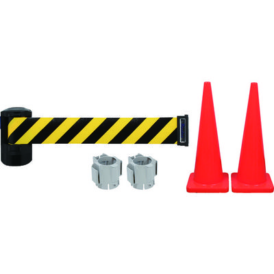 中発販売 Reelex 自動巻き バリアリールLongトールコーンタイプ コーン2本付 BRS-606ATC 1セット 855-3123（直送品）