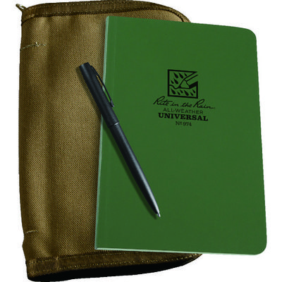 Rite in the Rain RITR 4 5/8X7 1/4キット グリーンブック/タンカバー 974-KIT 1セット（直送品）