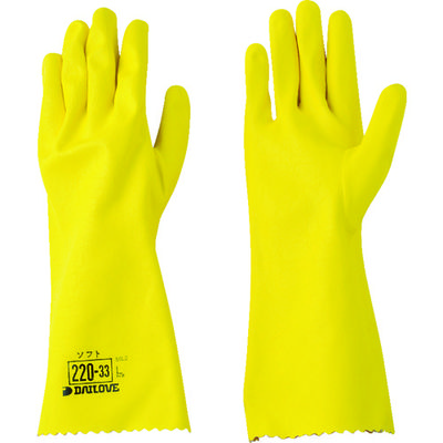 ダイヤゴム DAILOVE 耐油用手袋 ダイローブ220ー33(L) D220-33-L 1双 721-9148（直送品）