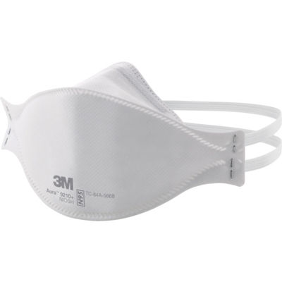 スリーエム ジャパン 3M Aura 折りたたみ式防護マスク 9210+ N95 20枚/1箱 9210 1箱(20枚) 854-9803（直送品）