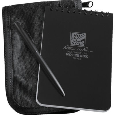 Rite in the Rain RITR 4X6キット ブラックブック/ブラックカバー 746B-KIT 1セット(1冊)（直送品）