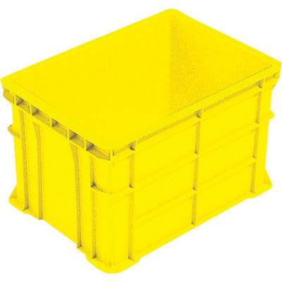 岐阜プラスチック工業 リス ボックス型コンテナ 131832 B型プラテナーBー22 黄 B-22 Y 1個 836-2436（直送品）