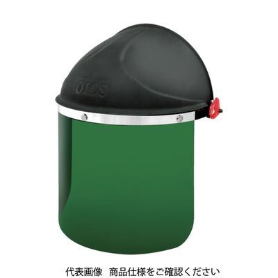OTOS かぶり型防災面 グリーン#3 赤外線保護 F-65B-I-3 1個 834-5508（直送品）